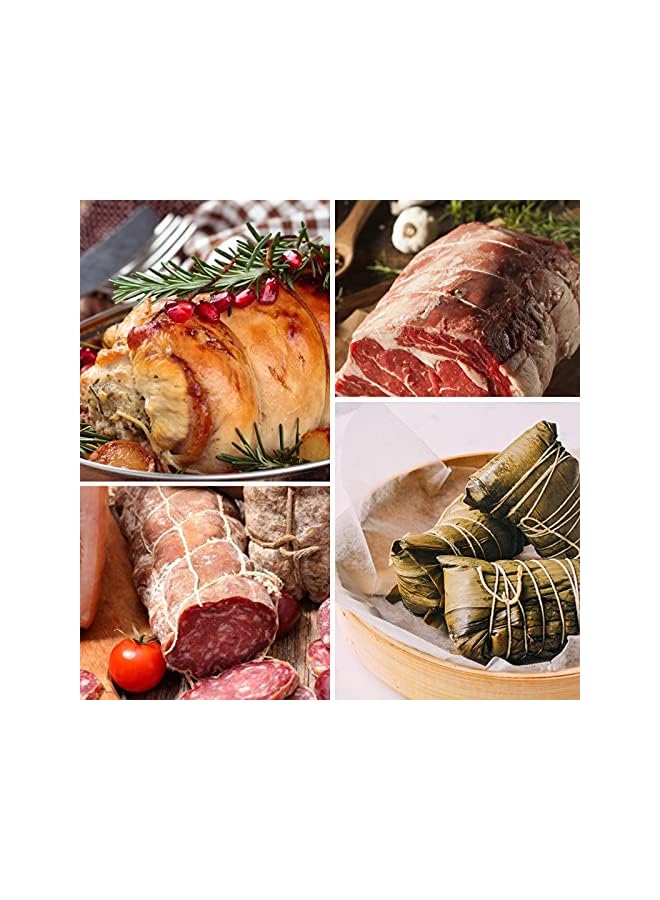 The Bros Butchers Twine 656 Feet, 2mm Beige Twine String, Food Safe Natural Cotton String Kitchen Cooking Twine String Bakers Twine for Meat Trussing, Sausage, Turkey, Food Prep - Image 5