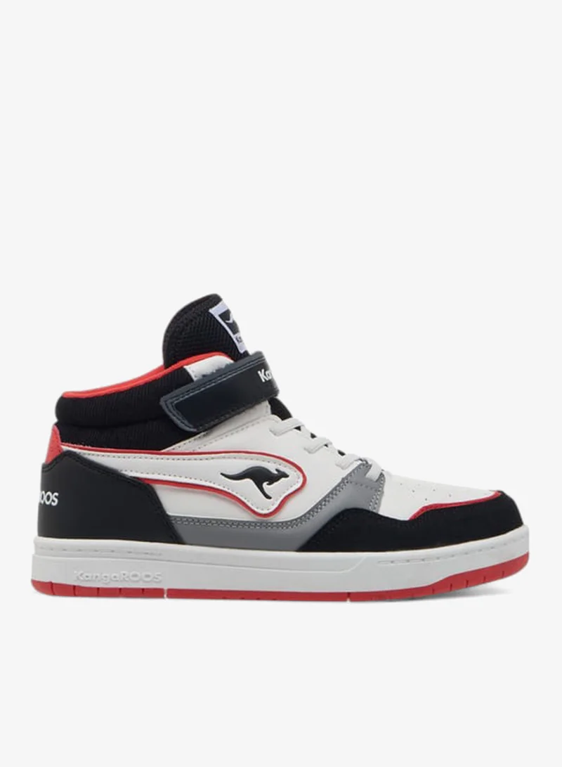 kangaROOS BLACK Women's Logo Detail Sports Shoes with Hook and Loop Closure for Women | Best Price UAE