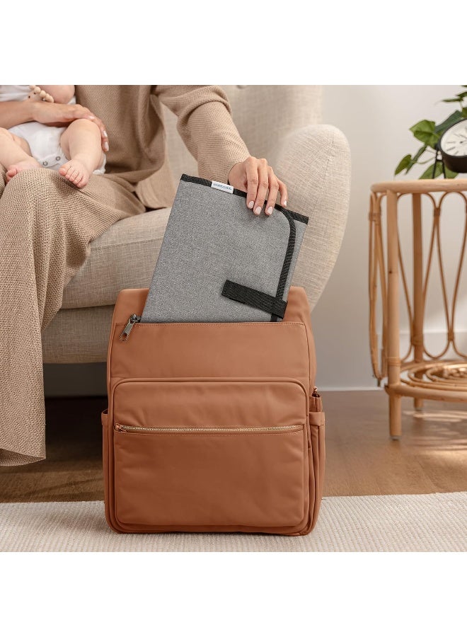 Comfy Cubs Baby Portable Changing Pad, Diaper Bag, Travel Mat Station, Grey Compact - Image 4