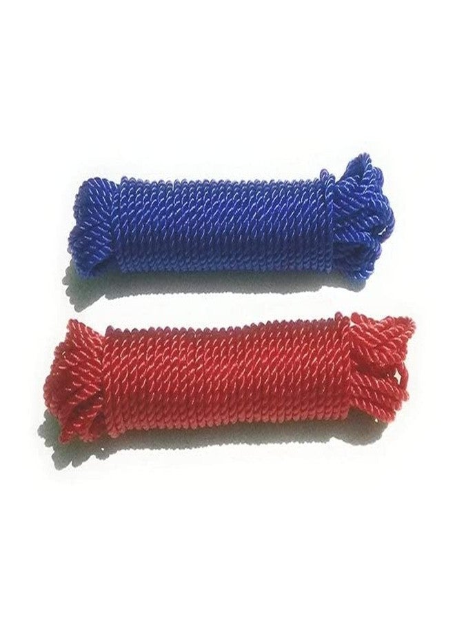 Anshri Washing line | Nylon | Rope for Hanging Clothes | Multicolor | Hanging Rope for Both Indoor and Outdoor Purpose | Approx 8 Meter Length | Pack of 2 - Image 2