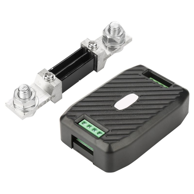 DC Energy Meter 0.05-300V 0.02-300A 10 Kits Modbus-RTU RS485 Communication Module - 1% Accuracy DC Voltage Current Active Power Frequency Consumption Monitor for Industrial Measurement - Image 3