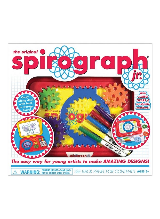 Spirograph Jr. Jumbo Sized Gears Arts And Craft Design Kit For Smaller Hands For Ages 3+  - Image 2