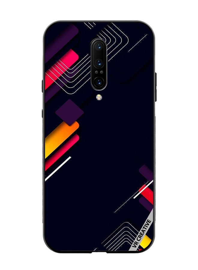 VR CREATIVE Protective Case Cover For OnePlus 7 Pro Pattern Design Multicolour - Image 1