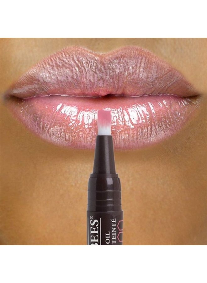 Burt's Bees 100 % Natural Moisturizing Tinted Lip Oil, Whispering Orchid - 1 Pen - Image 5