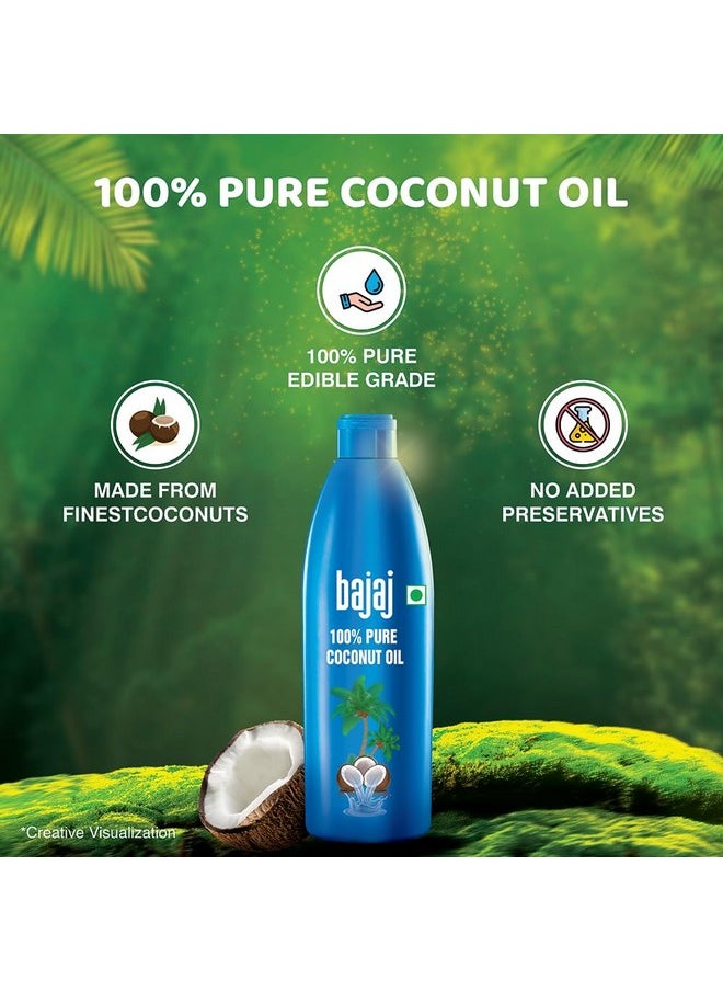 Bajaj - 100% Pure Coconut Oil 600 Ml - Image 1