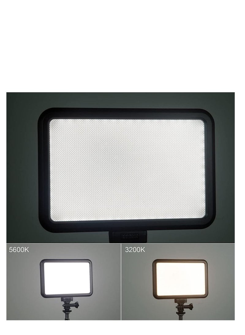 Tolifo - Tolifo PT-12B Ultra Thin LED Video Light 3200-5600K Color Temperature Fill-in Light Panel Touch Screen Slim 12W Video Light On Camera LED Soft Lighting - Image 1
