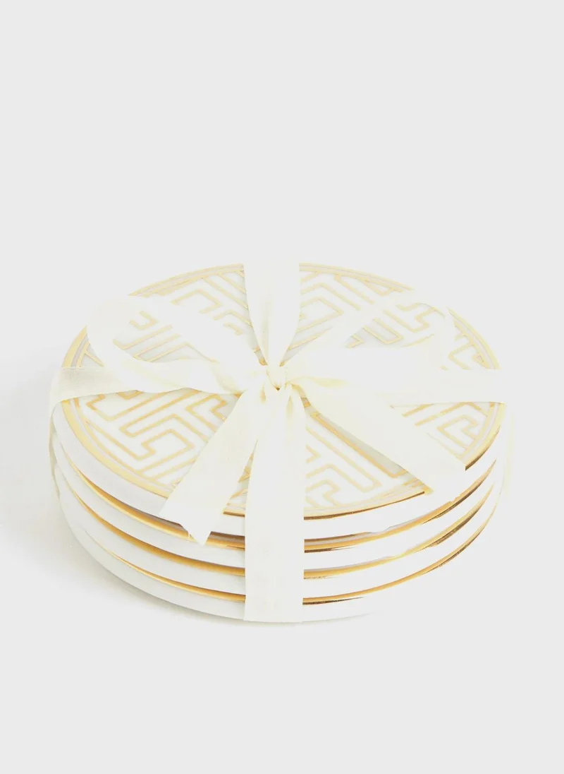 H&M 4-Pack Porcelain Coasters