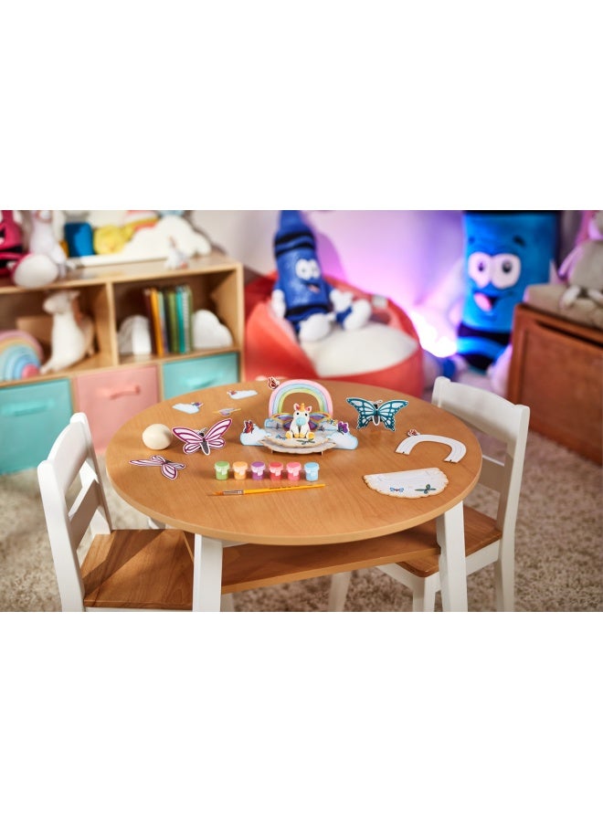 Crayola طقم تشكيل ورسم وحيد القرن المخصص، طين يتصلب ذاتيًا للتشكيل، مع ملحقات تزيين وتزيين، من 5 سنوات، 04-0259 - Image 4