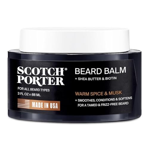 Scotch Porter Conditioning Beard Balm & Leave-In Conditioner â€“ Smooth & Hydrate for a Fuller, Healthier-Looking Beard â€“ Original Scent, Two Pack - Image 1