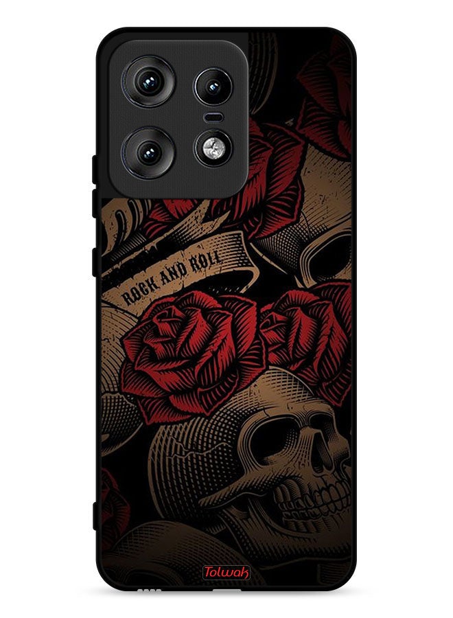 Tolwak Motorola Edge 50 Pro 5G Protective Case Cover Rok And Roll - Image 1