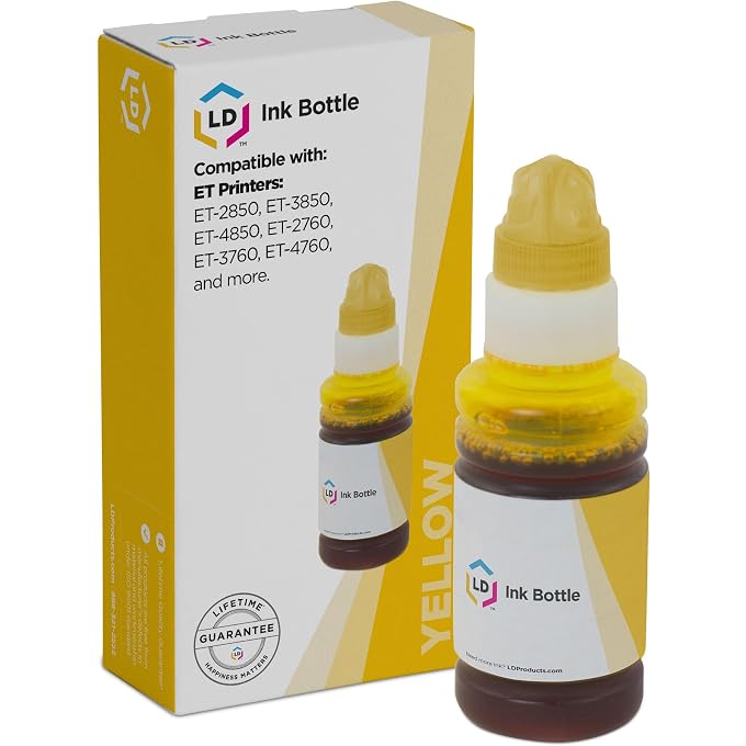 LD Products Compatible Ink Bottle Replacement for 502 T502420-S (Yellow)
