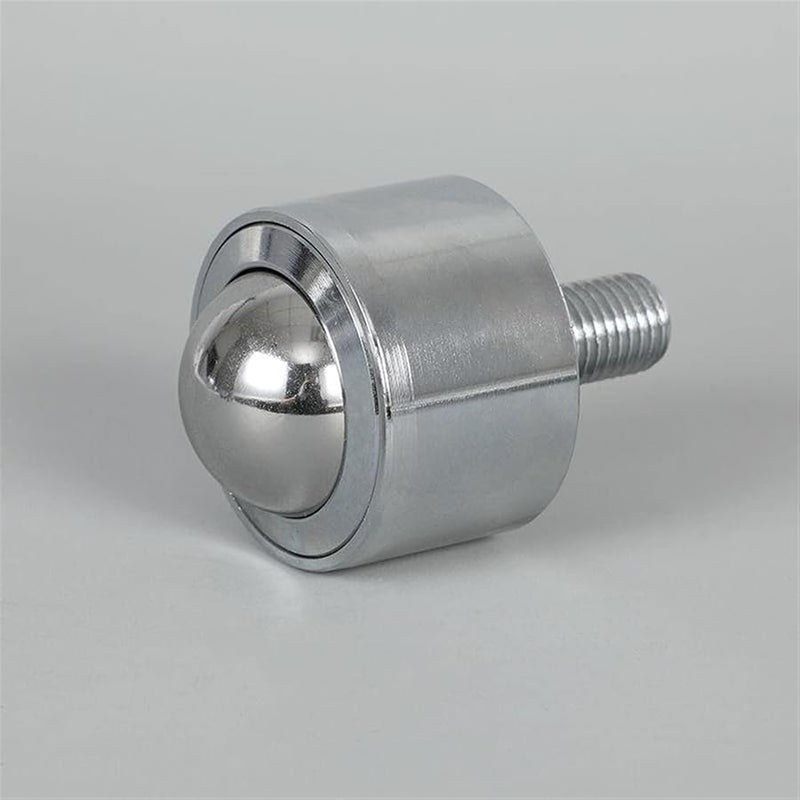 Universal Ball Bearing Caster Wheel M8 Screw Cylinder 2Pcs Nylon Wheel - Image 4