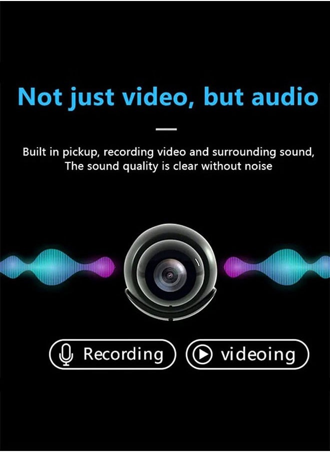 Generic - Wireless Network Camera Mini WiFi Camera 1080P HD Home Night Vision Remote Monitoring Micro Baby Monitor Supports Video Playback Function - Image 1