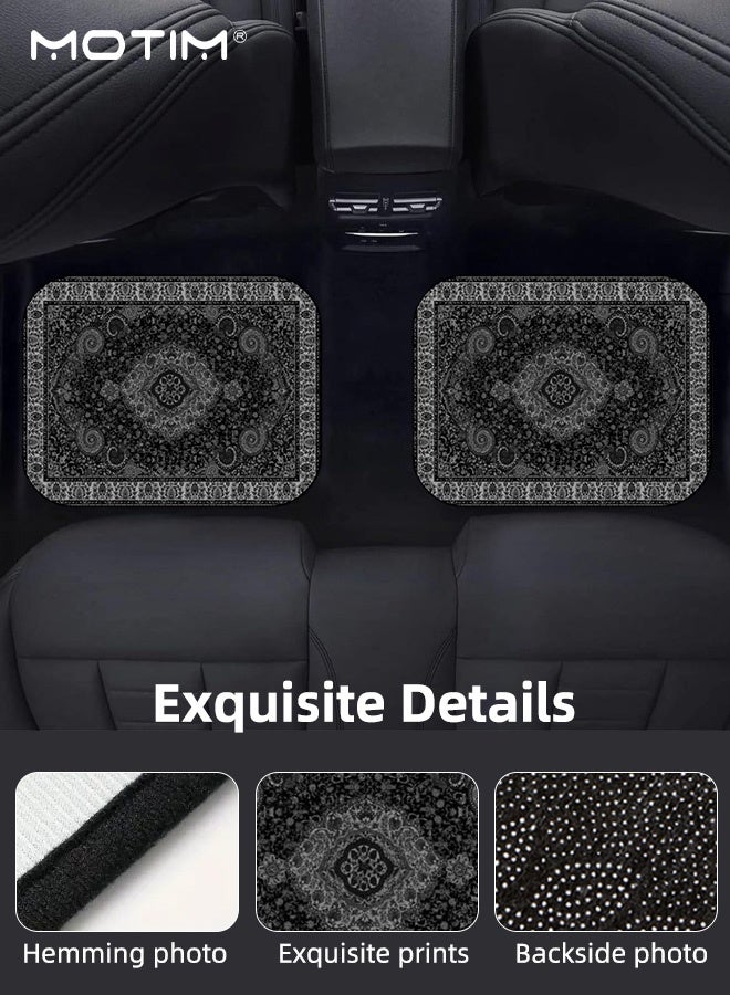 Motim 4Pcs Set Universal Car Floor Mats, Car Car Interior Foot Mats, High-Quality Car Flooring Car Floor Liners All Weather Protection Suitable For Most Vehicles - Image 5