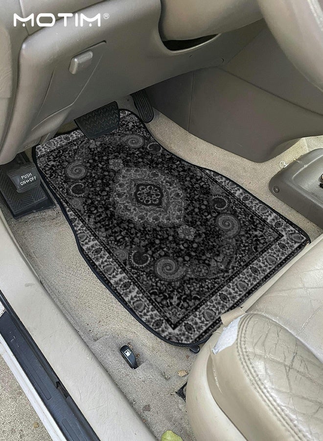 Motim 4Pcs Set Universal Car Floor Mats, Car Car Interior Foot Mats, High-Quality Car Flooring Car Floor Liners All Weather Protection Suitable For Most Vehicles - Image 4