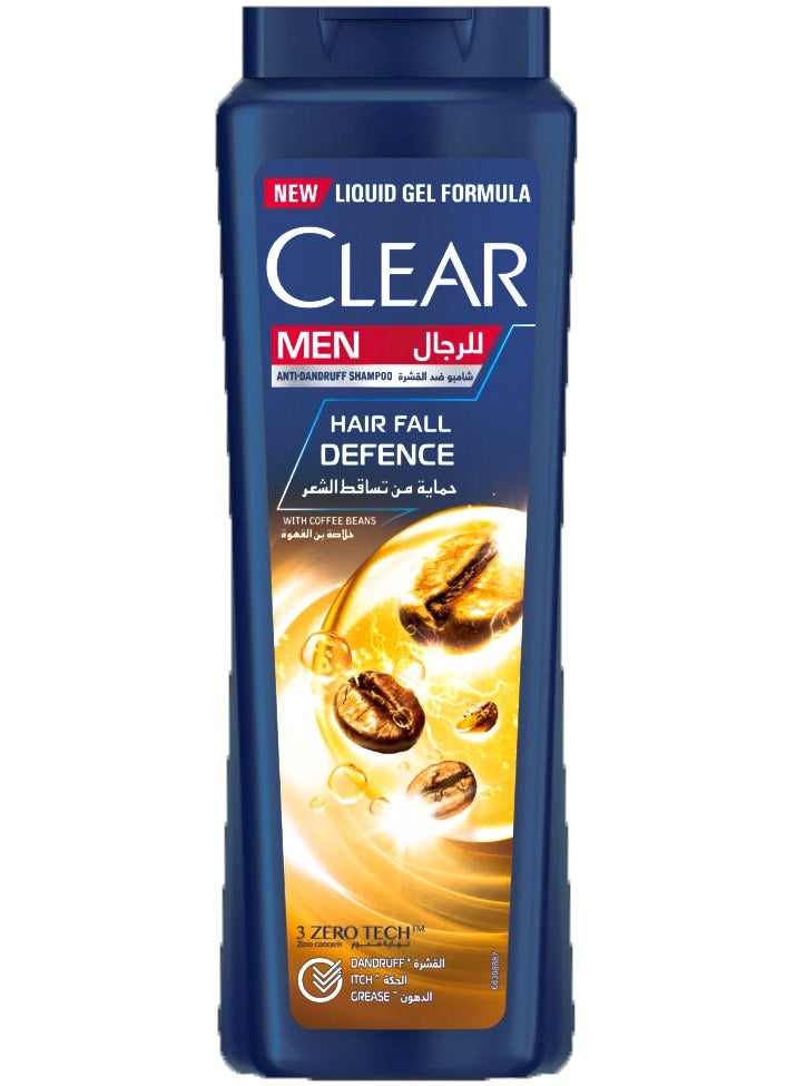 كلير شامبو كلير ضد القشرة ضد تساقط الشعر مع حبوب القهوة للرجال، 360 مل - Image 2