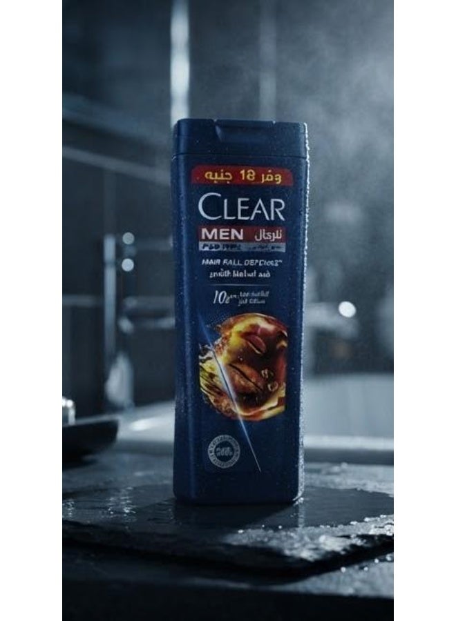 Clear  Anti Dandruff Shampoo Hair Fall Defense With Coffee Beans For Men 360Ml - Image 3