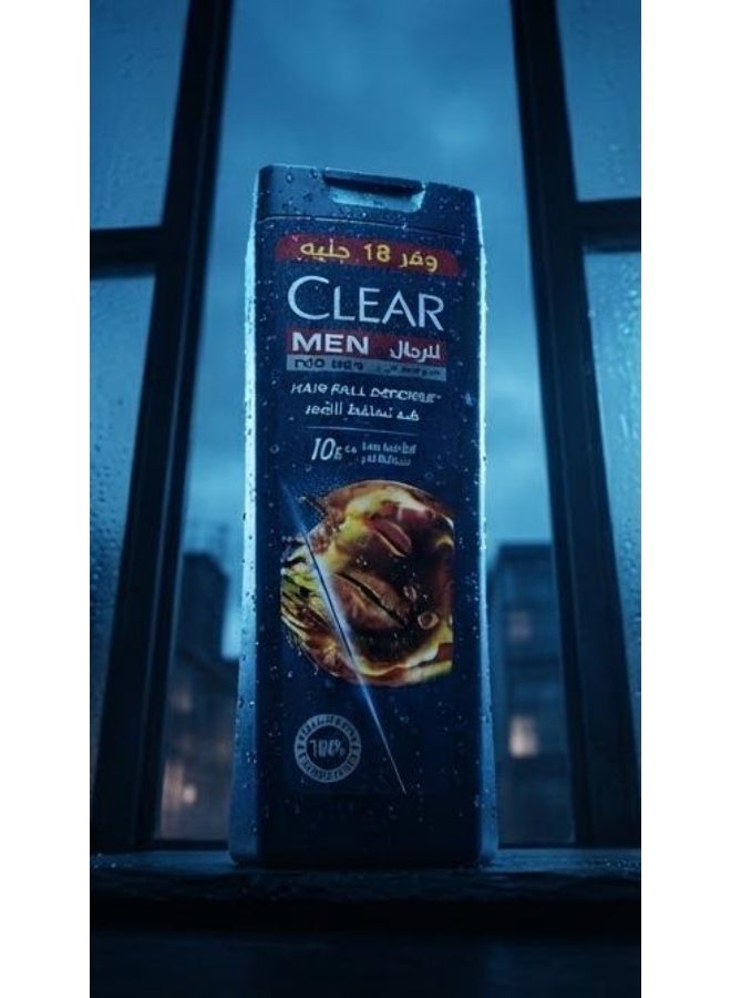 Clear  Anti Dandruff Shampoo Hair Fall Defense With Coffee Beans For Men 360Ml - Image 4