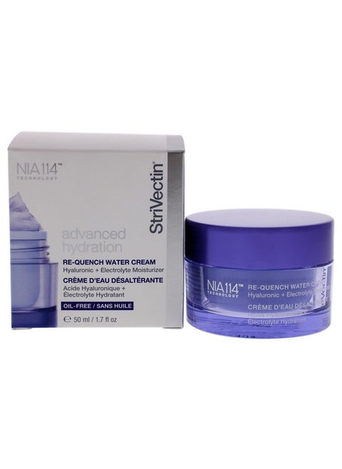 StriVectin Advanced Hydration Re-Quench Water Moisturizing Cream with Hyaluronic Acid and Electrolytes, 1.7 Fl Oz