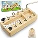 Inslat Montessori Screwdriver Board Set Wooden Montessori Toy Tool for 3 4 5 Year Old Kids Educational Screw Board Sensory Learning Toys STEM Fine Motor Skills Toys - Image 2
