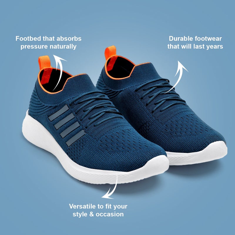 Face أحذية رياضية زرقاء مائلة إلى الأخضر للرجال - Image 1