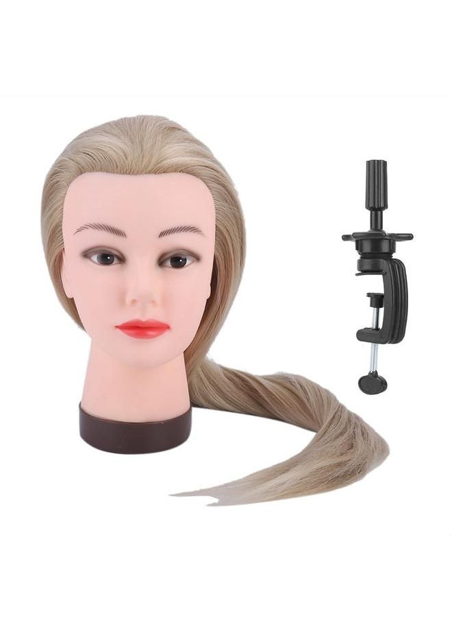 Arabest - Hairdressing Training Styling Practice Colors Wig Dummy Mannequin Head with Hair - Image 1