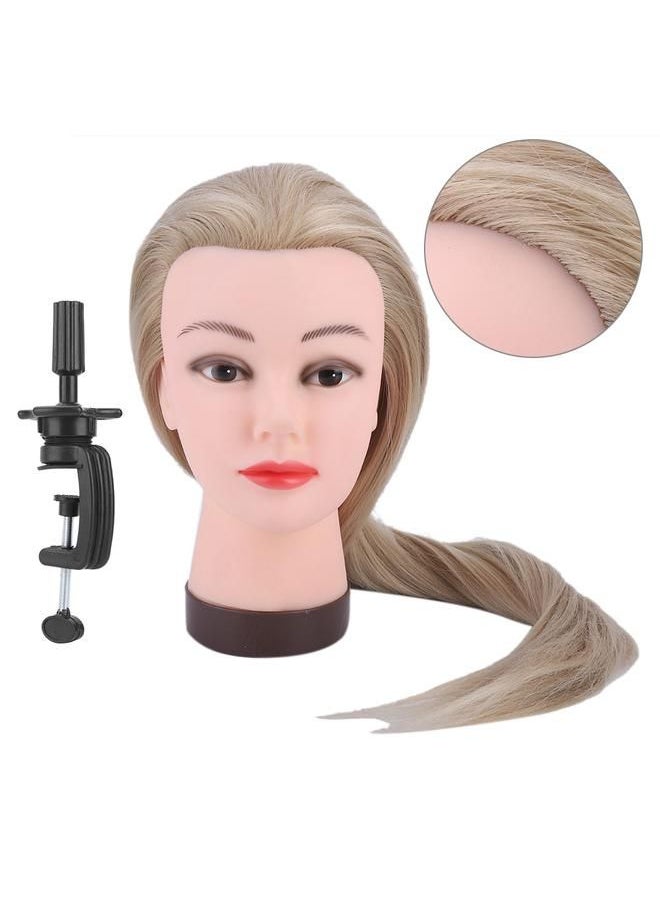 Arabest - Hairdressing Training Styling Practice Colors Wig Dummy Mannequin Head with Hair - Image 1
