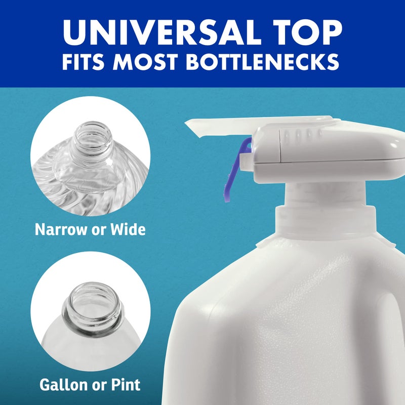 The Magic Tap Automatic Drink Dispenser - Hands-Free Beverage Dispenser for Fridge - Perfect for Milk, Juice - Gifts for Women & Men - 3 Pack, White - Image 5