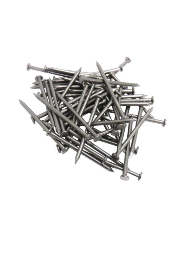 High Strength Round Head Nails For Carpentry Hardware Electrical Etc (100, 1 1/2 inch)  - Image 2