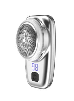 Portable Mini Electric Shaver with LED Charge Indicator, USB Rechargeable Face Razor, Travel-Friendly Beard Trimmer for Men, Ideal Gift for Father's Day or Special Occasions