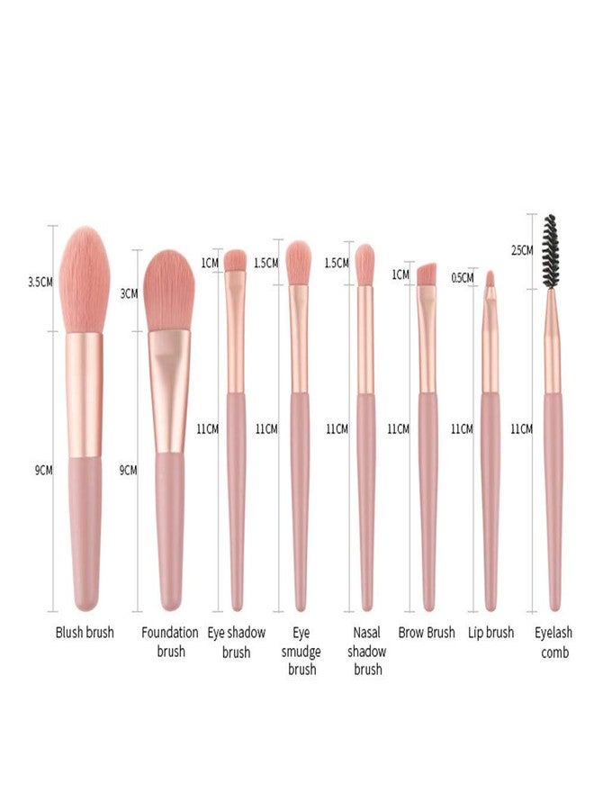 DRAWBRIDGE 8 PICS Makeup Brush Set Professional Makeup Brushes Set Foundation Blending Brush Tool Cosmetic Kits Makeup Set Brusher - Image 4