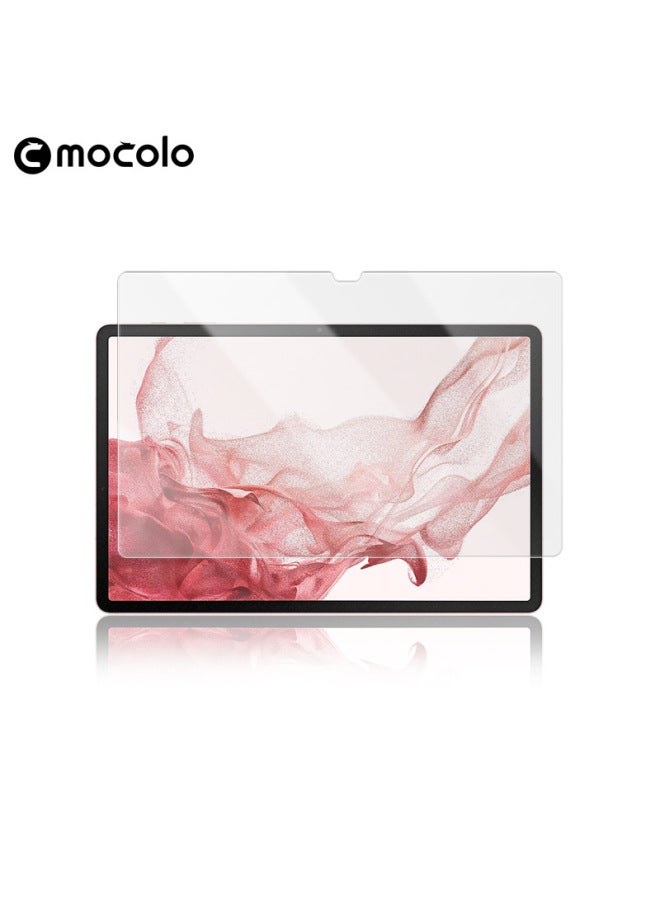 For Samsung TabS8 PLUS Flat Tempered Film TabS8 Ultra HD Transparent Anti-fingerprint 9H Hardness-Color:0.33mm Arc Edge HD Transparent Belt Packaging-Dimensions:Samsung Tab S8 Ultra 14.6 - Image 5