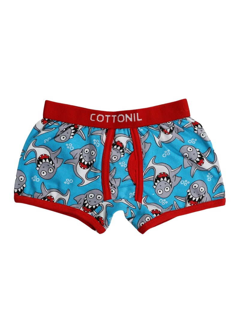 COTTONIL Pack of 6 Cotton Design Boxer For Boys  - Image 2