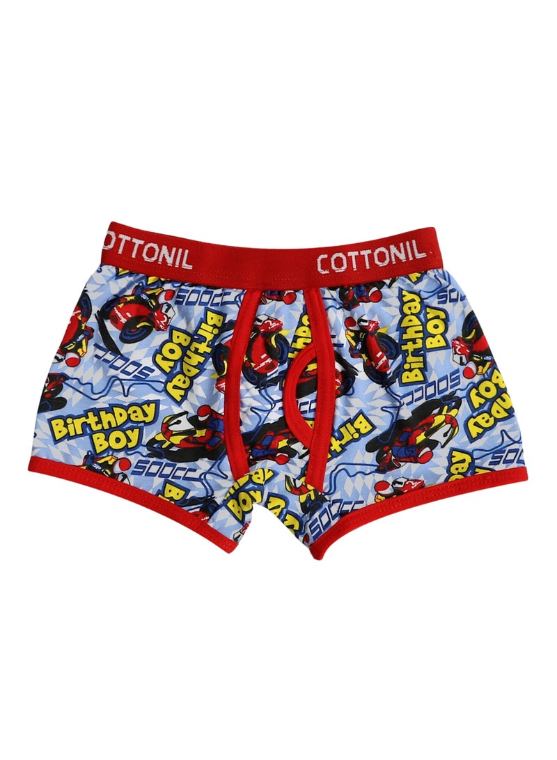 COTTONIL Pack of 6 Cotton Design Boxer For Boys  - Image 3