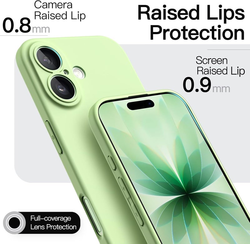 حافظة JETech الرفيعة لـ iPhone 17 مقاس 6.3 بوصة، غطاء هاتف فائق النحافة وخفيف الوزن وبسيط مع حماية عدسة الكاميرا، لمسة نهائية غير لامعة مقاومة لبصمات الأصابع (حكيم) - Image 4