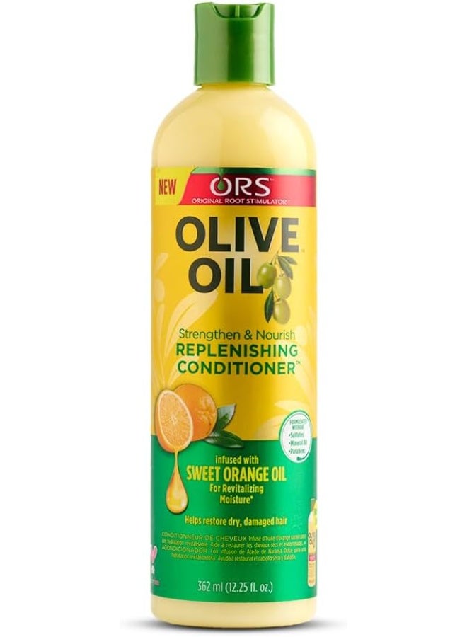 ORS Olive Oil Strengthen & Nourish Replenishing Conditioner, 362 ml - Image 1