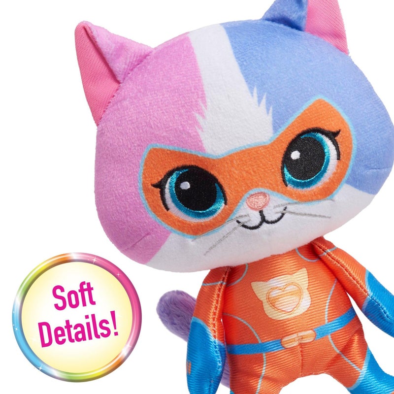 Just Play Disney Junior SuperKitties Small Plush Stuffed Animal, Buddy, Kitten, Kids Toys for Ages 2 Up by Just Play - Image 3