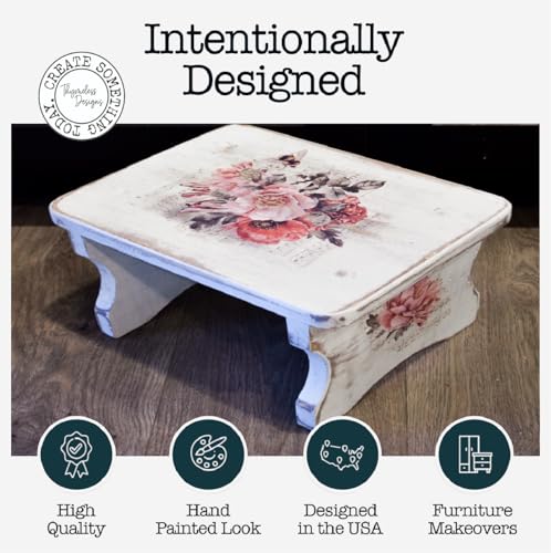 Thymeless Designs Rub on Transfers for Furniture and Crafts | 3 Design Sheets 11” x 17” Each | Home Décor Transfers | Furniture and Craft Decals | by Thymeless Designs (Spring in Marseille) - Image 3