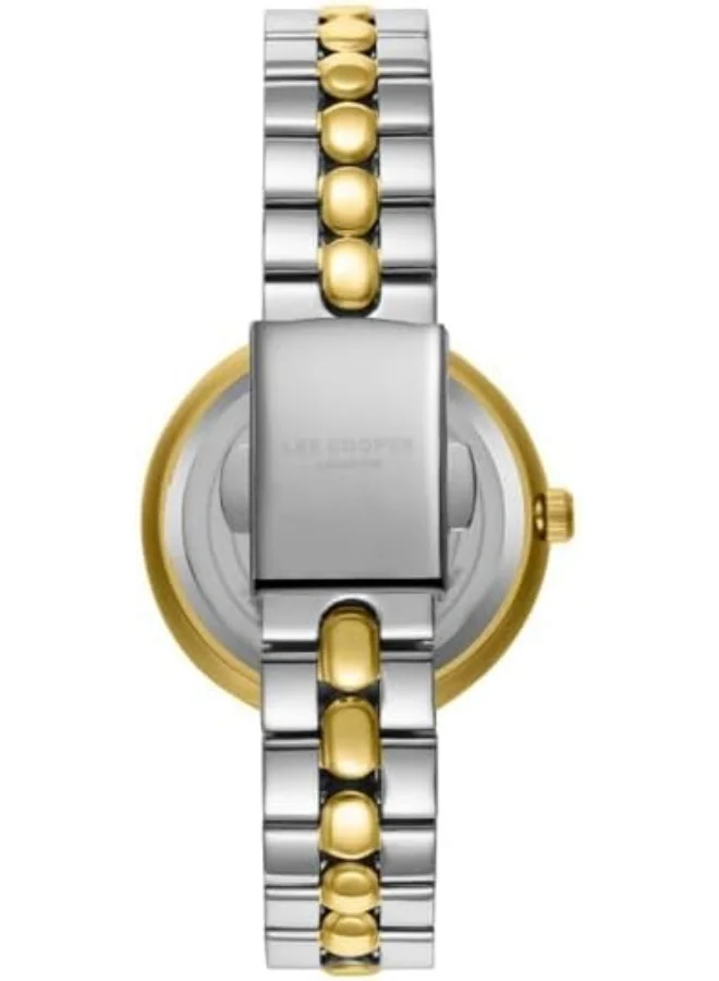 لي كوبر LEE COOPER Women's Watch, Analog Display and Metal Strap - LC08057.270, Silver