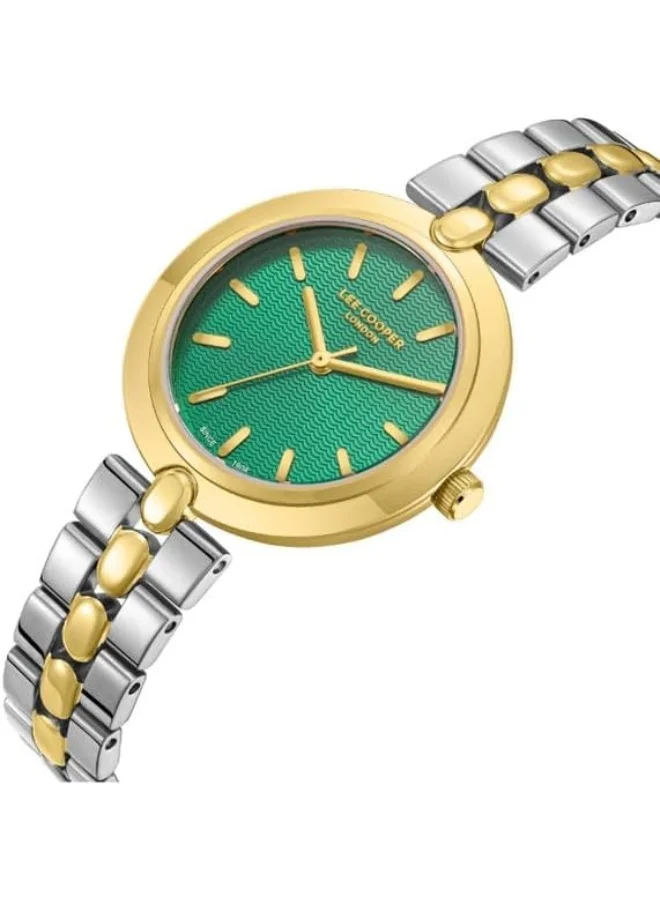 لي كوبر LEE COOPER Women's Watch, Analog Display and Metal Strap - LC08057.270, Silver