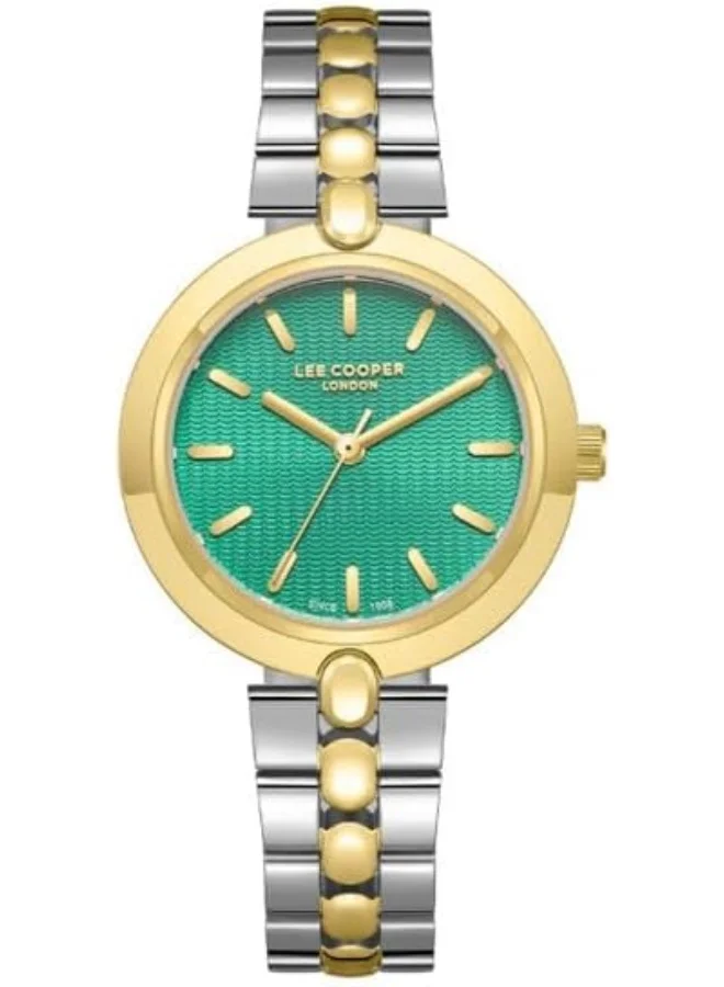لي كوبر LEE COOPER Women's Watch, Analog Display and Metal Strap - LC08057.270, Silver
