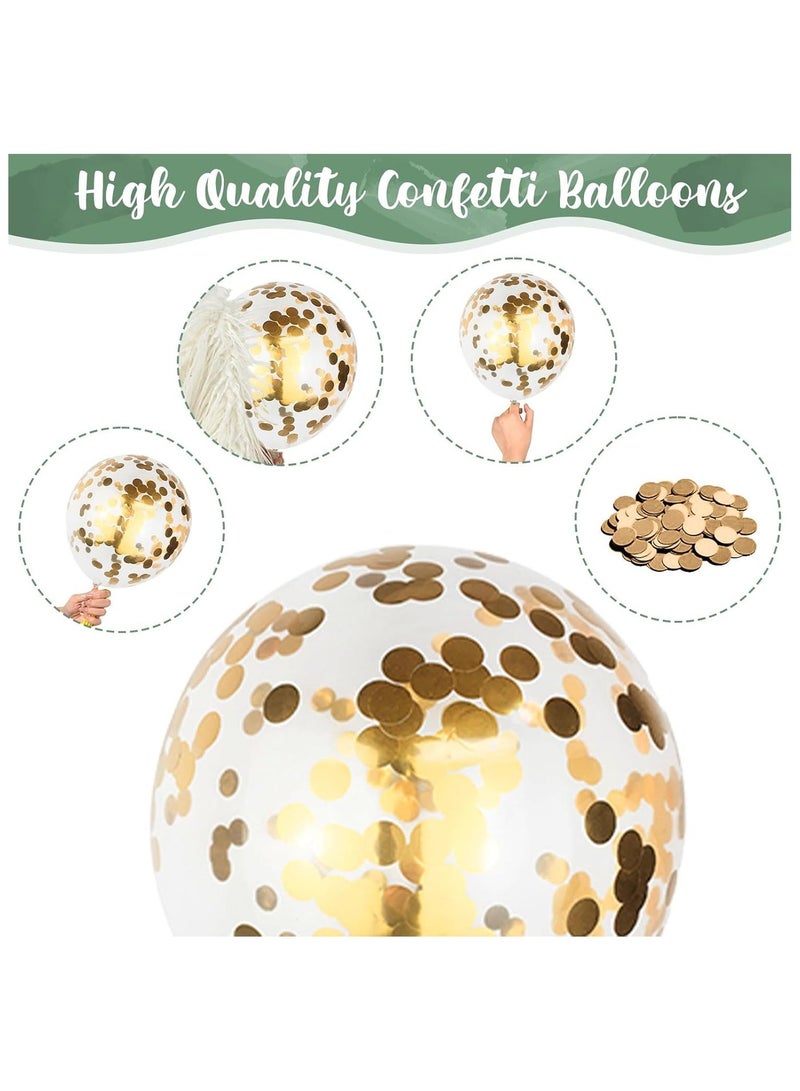 Home zone 35pcs Retro Dusty Pink Sage Green Metallic Gold Latex Balloons for Girls Jungle Birthday Wedding Party Decoration - Image 3