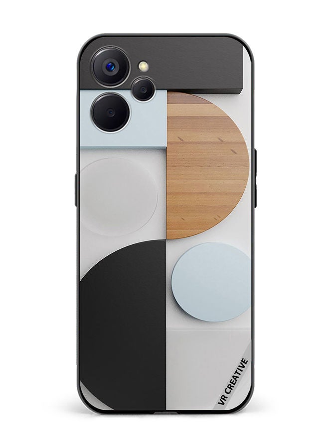 VR CREATIVE Protective Case Cover For Realme 10 5G Abstract Design Multicolour - Image 1