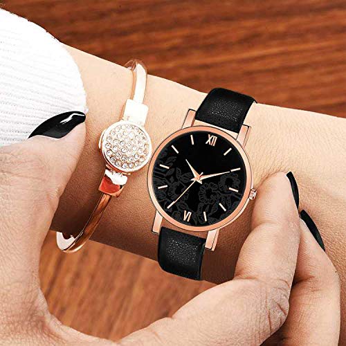 CLOUDWOOD Analog Ladies Wrist Watches Combo Set Of Watch For Women Girls (Multicolor Dial And Strap) -PK 28-30 - Image 4
