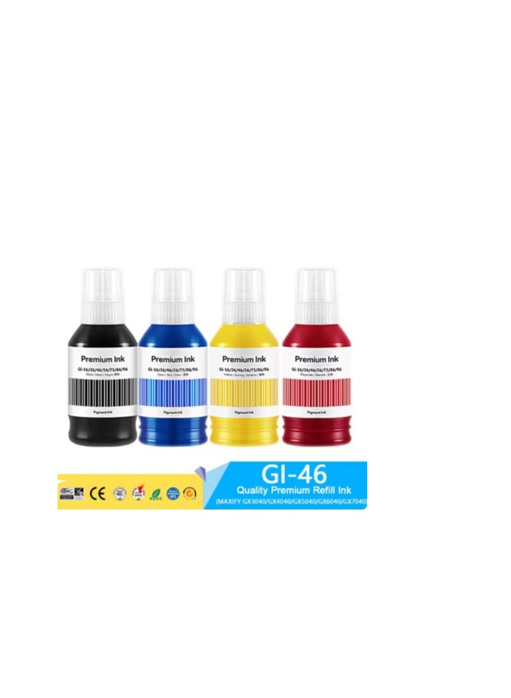 Terabyte Ink Cartridge for Canon Maxify GI46 GI-46 GI 46 Premium Color GX3040 GX4040 GX5040 GX6040 GX7040 Printer - Image 1