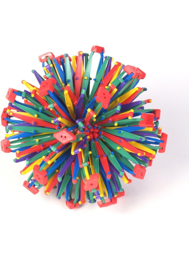 John N. Hansen Original Hoberman Sphere Plastic Expandable Toy, Rainbow  - Image 2