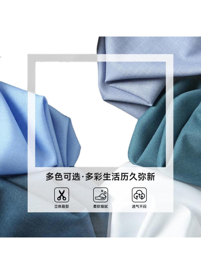 ROMON Wrinkle-Free Men'S Shirt Ice Silk Long Sleeve Shirt Solid Color Business Casual Elastic Undershirt Dad Top Men'S Wear - Image 3