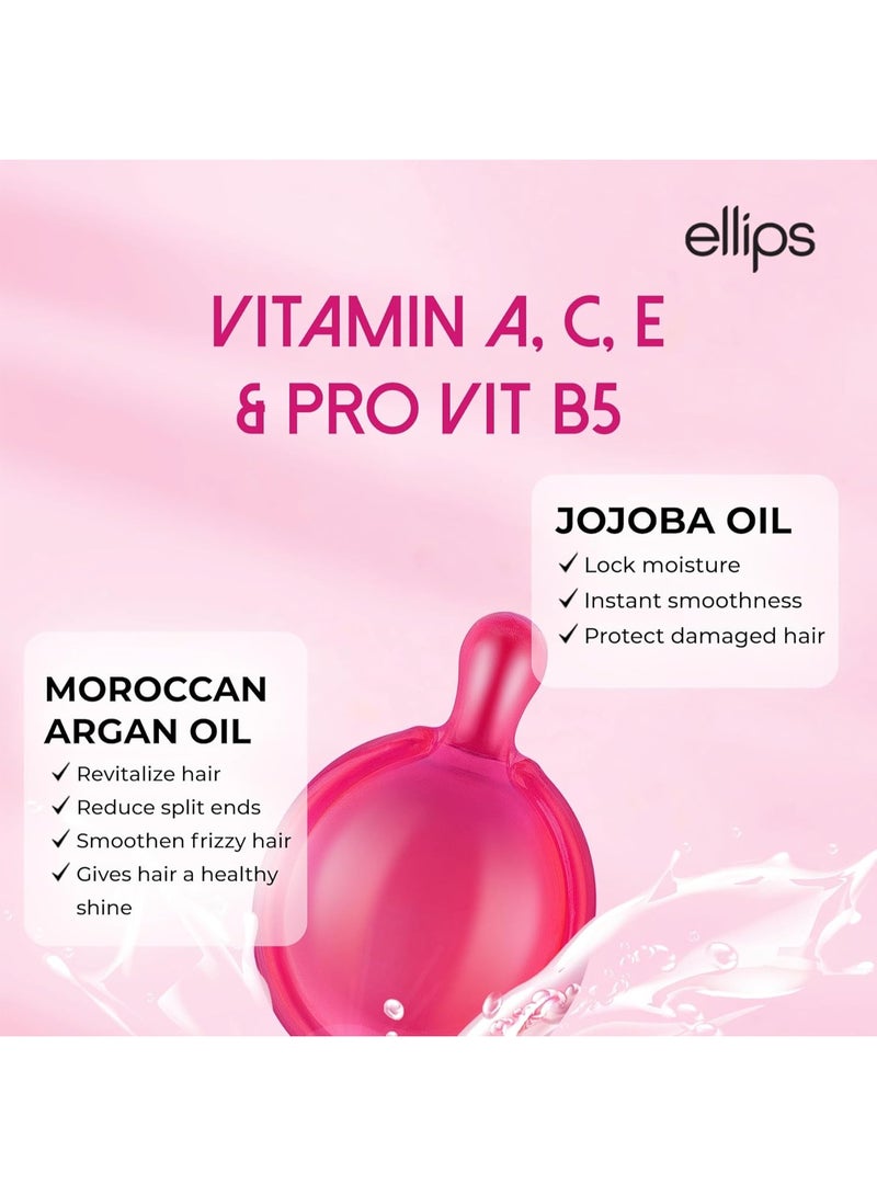 أليبس إليبس لعلاج الشعر بزيت الأرغان المغربي، وحماية من الحرارة بزيت الجوجوبا، 50 كبسولة × 1 مل - Image 5