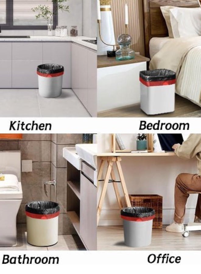 60 Pcs (5 Rolls*12Pcs). 5 Gallon small size ( 45x50 cm); Extra Thick & Strong Trash Bags for Kitchen, Home, Office, school. - Image 4