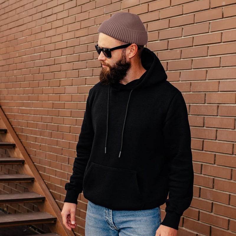 Roybens Swag Wool Knit Cuff Short Fisherman Beanie for Men Women, Winter Warm Hats - Image 3